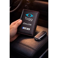 Buççin Online Mağaza Kişiye Özel Togg Logolu Termo Deri Ruhsat Kabı