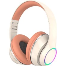Tastech P101 Bluetooth Kulaklık 5.3 Wireless Headphone Şarjlı Rgb LED Işıklı Fm Radyo Sd Kart Type C Şarj
