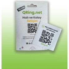Buççin Online Mağaza Araç Için Qr Tag (Sılver Paket) - Akıllı Qr Arama Etiketi (Telefon Numarasız Arama) (1 Yıl)