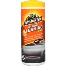 Buççin Online Mağaza Armorall Orange Cleaning Wipes. Genel Temizlik Mendili Natural Kokulu Mat. 30AD.