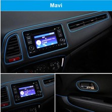 Buççin Online Mağaza Yeni Nesil 5 Metre Trim Fitili Torpido Çıtası (Mavi Renk)