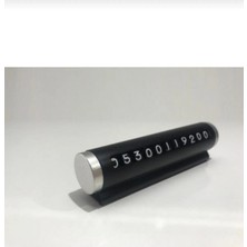 Buççin Online Mağaza Araç Park Telefon Numaratörü Metal Siyah