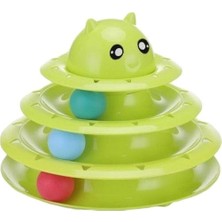 Eco Lounge 3 Katlı Kedi Oyuncağı Turntable Cat Toy