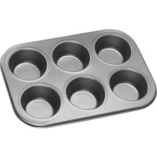 Eco Lounge 6’lı Muffin Kek Kalıbı – Dayanıklı, Çok Amaçlı Fırın Kalıbı