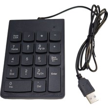 Keepro Numerik Keypad 18 Tuşlu Kablolu Numpad Klavye Numara Klavyesi