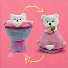 Eco Lounge Sevgi Buketi Peluş Ayıcıklı Peluş Çiçek Buketi 40 cm