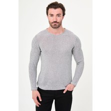 MCR Lase Slim Fit Bisiklet Yaka Uzun Kollu Erkek Triko