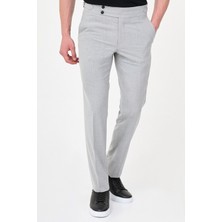 MCR Düz Slim Fit Beli Tokalı Erkek Pantolon