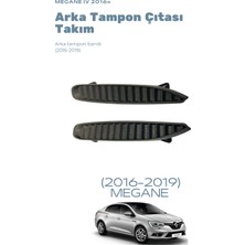 Yerli Megane Iv 2016>2019 Arka Tampon Çıtası Takım Koruma Plastiği