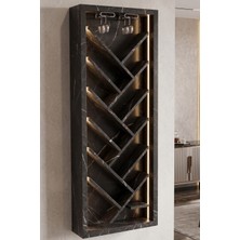 Avm 24 Tepee Şişelik ve Şaraplık Royal Siyah 60 cm