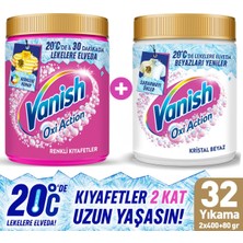Vanish Oxi Action Deterjan Güçlendirici ve Leke Çıkarıcı Toz Beyazlar için 480 Gr + Renkliler için 480 Gr