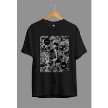 Bol Kalıp Unisex Jujutsu Kaisen Yuta Okkotsu Anime Karakter Baskılı Tasarım Tişört