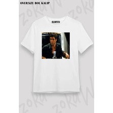 Unisex Oversize Kalıp Al Pacino Tasarım Baskılı Tshirt