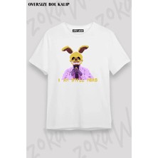 Unisex Oversize Kalıp Fnaf I Am Still Here Tasarım Baskılı Tshirt
