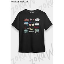Unisex Oversize Kalıp Twilight Movie And Book Art Tasarım Baskılı Tshirt