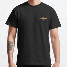 Bol Kalıp Unisex Belgian Malinois Cute Illustration Tasarım Baskılı Tshirt