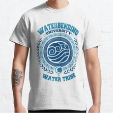 Bol Kalıp Unisex Avatar Waterbending Katara University Korra Water Tribe Avatar Last Baskılı Tshirt