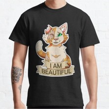 Bol Kalıp Unisex Warrior Cats: I Am Beautiful Brightheart Tasarım Baskılı Tshirt
