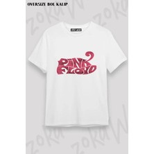 Unisex Bol Kalıp Pink Floyd V2 Baskılı Tişört
