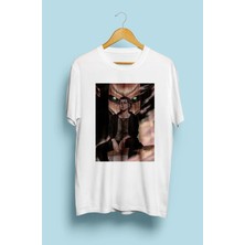Attack On Titan Eren Yeager Titan Dönüşümü Anime Karakter Baskılı Tişört