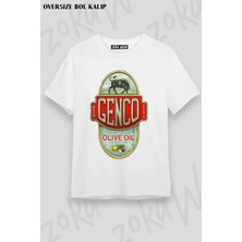 Unisex Oversize Kalıp The Godfather Genco Olive Oil Co Tasarım Baskılı Tshirt