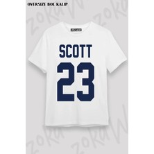 Unisex Oversize Kalıp One Tree Hill,nathan's Jersey Tasarım Baskılı Tshirt