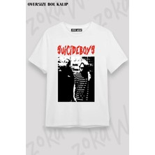 Unisex Oversize Kalıp Suicideboys $uicideboy$ Tasarım Baskılı Tshirt