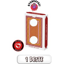 Oyun Kafası Iskambil 1 Adet Oyun Kağıdı Klasik Pişti Kağıdı Briç Batak 52 Oyun Kağıdı A-30 ( )