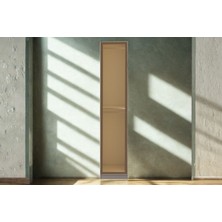 Doressa Felis 1 Kapılı Reflekte Camlı Askılıklı Gardırop