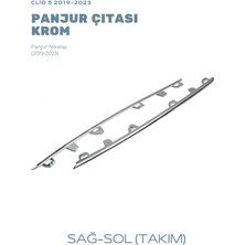 Yerli Clio 5 Ön Panjur Çıtası Nikelaj Takım, 960109845R