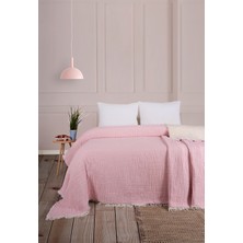 Cosibello Home Soft Pike 8 Katlı Dolgulu Çift Kişilik Müslin Yatak Örtüsü (230X240)