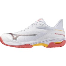 Mizuno Wave Exceed Court cc Kadın Tenis Ayakkabısı Beyaz / Pembe