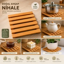 Cangül Home Ahşap Sunumluk