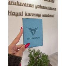 Buççin Online Mağaza Cupra Deri Dikişli Araç Ruhsat Kılıfı Kabı Oto Ruhsatlık Araba Ruhsat Koruyucu