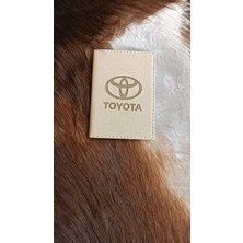 Buççin Online Mağaza Toyota Deri Dikişli Araç Ruhsat Kılıfı Kabı Oto Ruhsatlık Araba Ruhsat Koruyucu