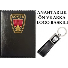 Buççin Online Mağaza Rover Logolu Siyah Ruhsat Kabı ve Rover Logolu Anahtarlık