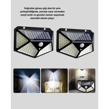 Eco Lounge Güneş Enerjili Aydınlatma 100 LED Sensörlü Solar Dış Mekan Lamba