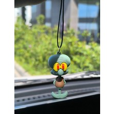 Buççin Online Mağaza Squidward Sünger Bob Araba Dikiz Ayna Süsü - Vantuzlu Cam Süsü