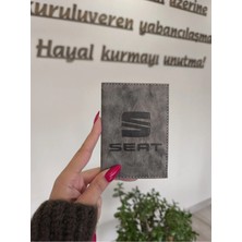 Buççin Online Mağaza Efe Deri Seat Dikişli Oto Ruhsat Kılıfı Kabı Araç Ruhsat Koruyucu Ruhsatlık
