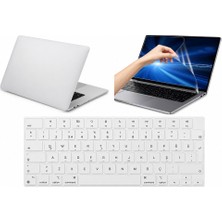 Arabulalaca Macbook Air 15 Inç A3448 A3114 A3241 A2941 M2 / M3 / M4 / M5 Kılıf Hardcase Kapak Klavye Koruyucu +Ekran Koruyucu 3