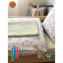 Zera Collection %100 Organik Pamuk Ranforce Bebek Nevresim Takımı - Eko-Tex Sertifikalı Antialerjik Set