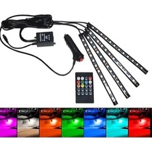 Buççin Online Mağaza 12 Ledli Ayak Altı LED Lamba Sese ve Müziğe Duyarlı LED Çakmaklık Girişli