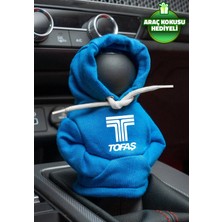 Buççin Online Mağaza Tofaş Mavi Vites Hoodie Araç Vites Kıyafeti Vites Poları Oto Aksesuarı Vites Topuzu Sweat