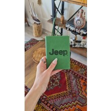 Buççin Online Mağaza Jeep Deri Dikişli Araç Ruhsat Kılıfı Kabı Ruhsatlık Ruhsat Koruyucu