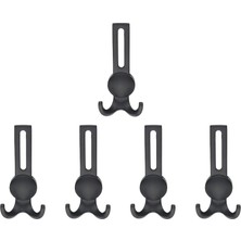 Nobel Solo Lüks Portmanto Askı, Metal, Vestiyer Askı, 210 Gr, Dolap Askılık, Duvar Askılığı, Mat Siyah (Vidalı)