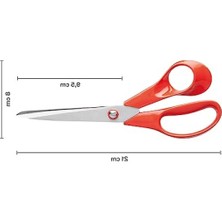 Die Grup Solaklar Için Evrensel Makas, 21 Cm, Paslanmaz Çelik
