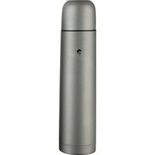 Die Grup 1 Litre Kapasiteli Metal Termos, Gri Renk, Seyahat Için Uygun