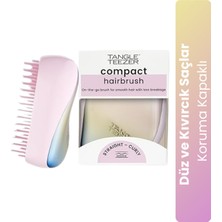 Empressco Matte Ombre Chrome Saç Fırçası, Düz ve Kıvırcık Saçlar Için Çanta Boy
