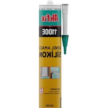 Die Grup Genel Amaçlı Siyah Silikon, 280 Gr, Çok Amaçlı Kullanım Için