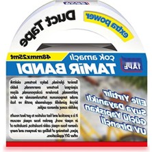 Die Grup Güçlü Kanal Tamir Bandı - 25 Metre x 48 Mm, Beyaz